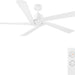 54 in. Ceiling Fans without Lights, Carved Solid Wood Reversible Ceiling Fan with Remote, Brass Ceiling Fan with Black Blades-45-ErisView