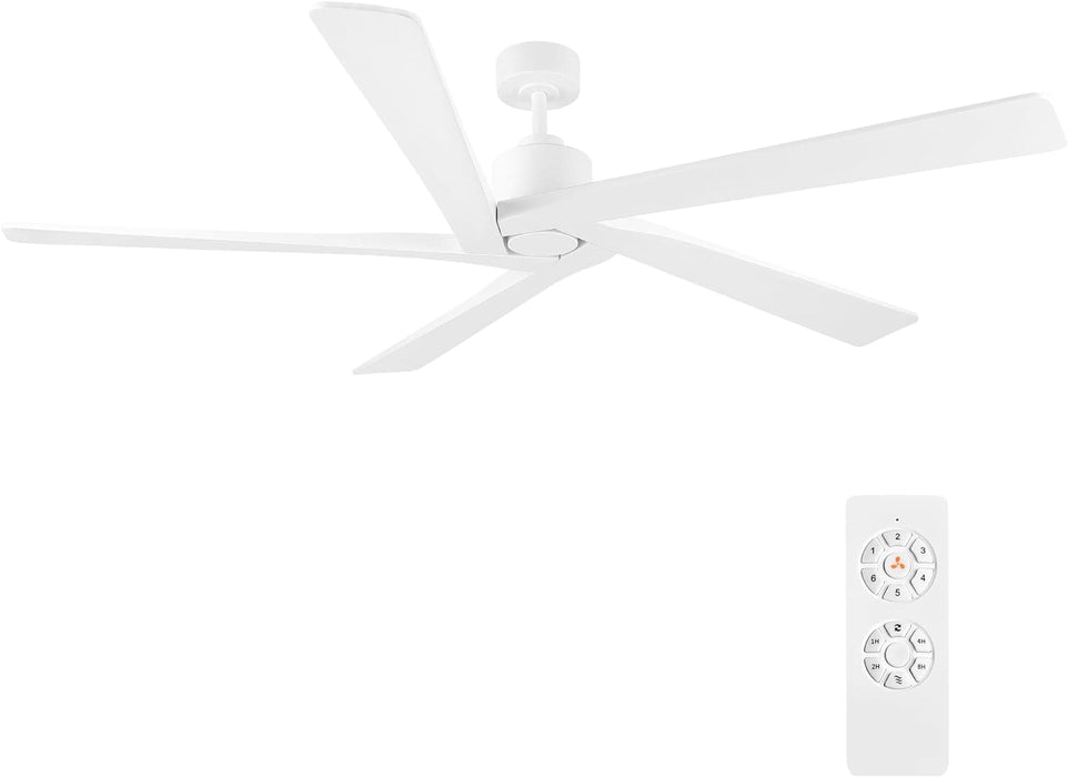 54 in. Ceiling Fans without Lights, Carved Solid Wood Reversible Ceiling Fan with Remote, Brass Ceiling Fan with Black Blades-45-ErisView