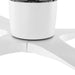 54 in. Flush Mount Ceiling Fans without Lights, 4 Reversible Carved Wood Blade Ceiling Fans, Quiet Hugger Ceiling Fan NO Light-24-ErisView
