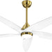 54 in. Modern Ceiling Fan with Light and Remote, Quiet Reversible DC Ceiling Fan with Downrods for Bedroom Living Room Dining Room -10-ErisView