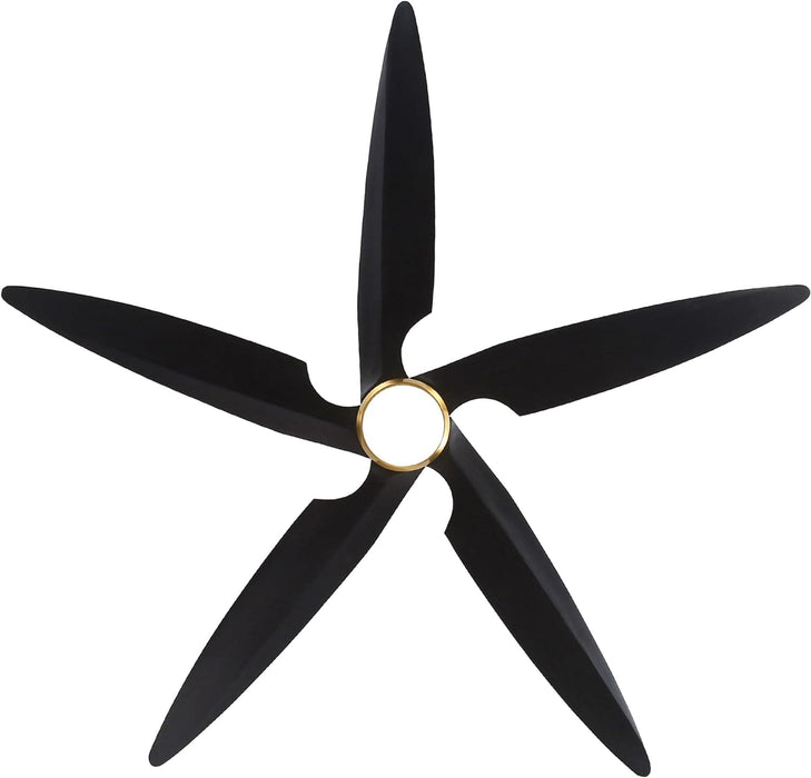 54 in. Modern Ceiling Fan with Light and Remote, Quiet Reversible DC Ceiling Fan with Downrods for Bedroom Living Room Dining Room -27-ErisView