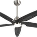 54 in. Modern Ceiling Fan with Light and Remote, Quiet Reversible DC Ceiling Fan with Downrods for Bedroom Living Room Dining Room -28-ErisView