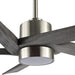 54 in. Modern DC Ceiling Fan with Lights and Remote, 5 Wood Reversible Blade Quietest Fan For Sleeping, Black Brass Ceiling Fan-36-ErisView