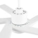 54 in. Modern DC Ceiling Fan with Lights and Remote, 5 Wood Reversible Blade Quietest Fan For Sleeping, Black Brass Ceiling Fan-54-ErisView