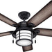 54 in. Outdoor Ceiling Fans with Light, Indoor Outdoor Ceiling Fans with LED Lights and Pull Chain Control-1-ErisView