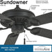 54 in. Outdoor Ceiling Fans with Pull Chain, Outdoor Ceiling Fans without Lights, Exterior Ceiling Fans-2-ErisView