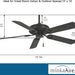 54 in. Outdoor Ceiling Fans with Pull Chain, Outdoor Ceiling Fans without Lights, Exterior Ceiling Fans-3-ErisView