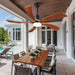 54 in. Outdoor Fans with Lights Remote Control, 5 Blades Wood Outdoor Fan for Patio, Exterior Fans-9-ErisView