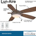 54 in. Recessed Ceiling Fan, Oil Rubbed Bronze Ceiling Fan, Contemporary Fans-2-ErisView