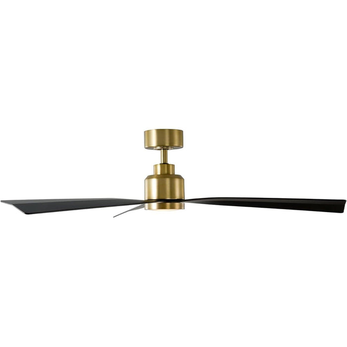 54 in. Smart Indoor Outdoor Ceiling Fan, 3 Blade Ceiling Fan, Matte White Ceiling Fan with LED Light and Remote, Works with Alexa and Ios Or android APP-12-ErisView