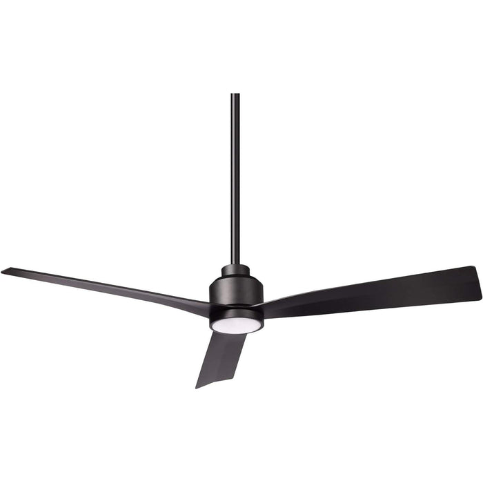 54 in. Smart Indoor Outdoor Ceiling Fan, 3 Blade Ceiling Fan, Matte White Ceiling Fan with LED Light and Remote, Works with Alexa and Ios Or android APP-16-ErisView