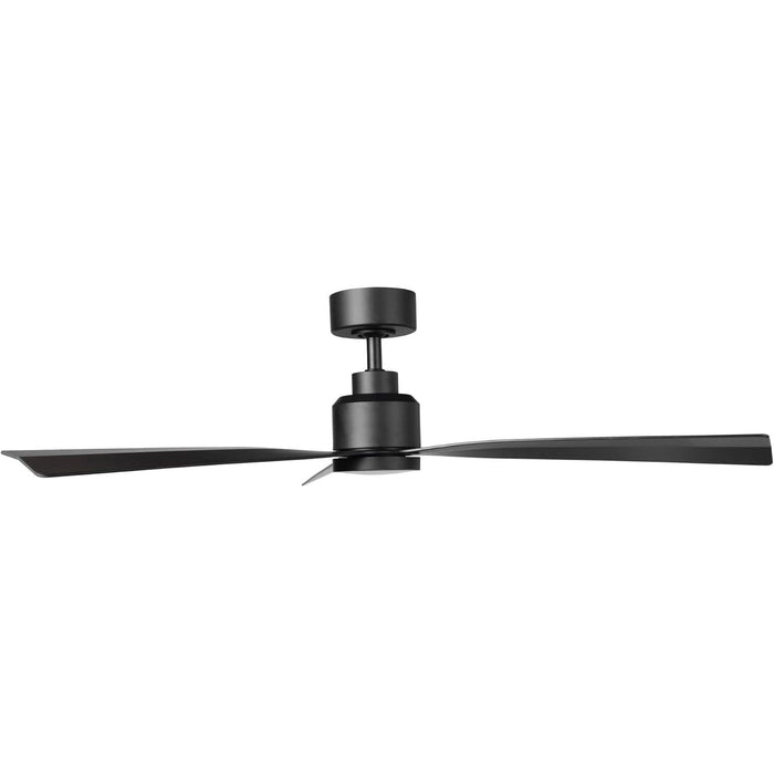 54 in. Smart Indoor Outdoor Ceiling Fan, 3 Blade Ceiling Fan, Matte White Ceiling Fan with LED Light and Remote, Works with Alexa and Ios Or android APP-18-ErisView