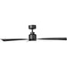 54 in. Smart Indoor Outdoor Ceiling Fan, 3 Blade Ceiling Fan, Matte White Ceiling Fan with LED Light and Remote, Works with Alexa and Ios Or android APP-18-ErisView
