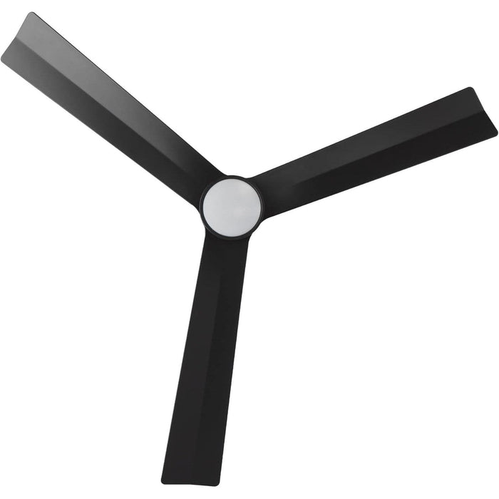 54 in. Smart Indoor Outdoor Ceiling Fan, 3 Blade Ceiling Fan, Matte White Ceiling Fan with LED Light and Remote, Works with Alexa and Ios Or android APP-19-ErisView