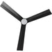 54 in. Smart Indoor Outdoor Ceiling Fan, 3 Blade Ceiling Fan, Matte White Ceiling Fan with LED Light and Remote, Works with Alexa and Ios Or android APP-19-ErisView