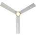 54 in. Smart Indoor Outdoor Ceiling Fan, 3 Blade Ceiling Fan, Matte White Ceiling Fan with LED Light and Remote, Works with Alexa and Ios Or android APP-23-ErisView