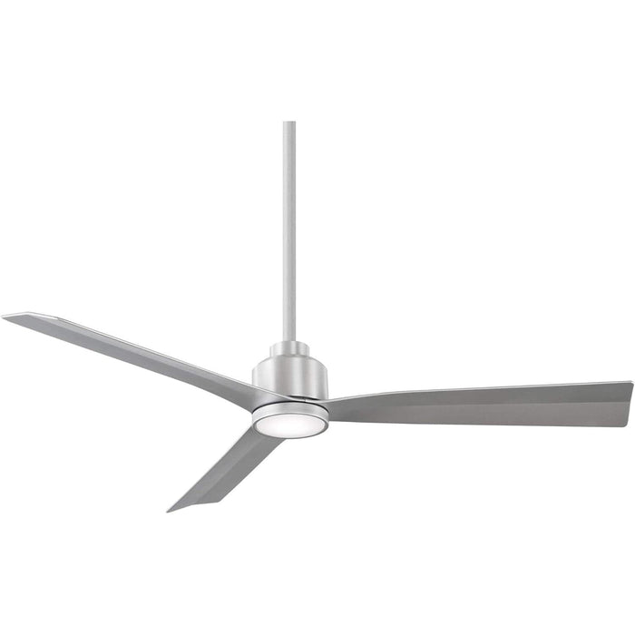 54 in. Smart Indoor Outdoor Ceiling Fan, 3 Blade Ceiling Fan, Matte White Ceiling Fan with LED Light and Remote, Works with Alexa and Ios Or android APP-26-ErisView