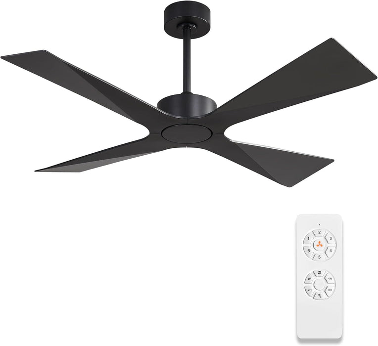 54 in. Wet Rated Ceiling Fans without Lights, Reversible Ceiling Fan with Remote Control, Waterproof Outdoor Fans for Porch Patio Gazebo, Gazebo Fan-1-ErisView