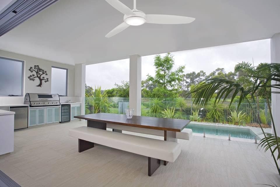 54 in. White Fancy Ceiling Fans, Unique Ceiling Fans with Lights-7-ErisView
