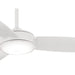54 in. White Fancy Ceiling Fans, Unique Ceiling Fans with Lights-1-ErisView