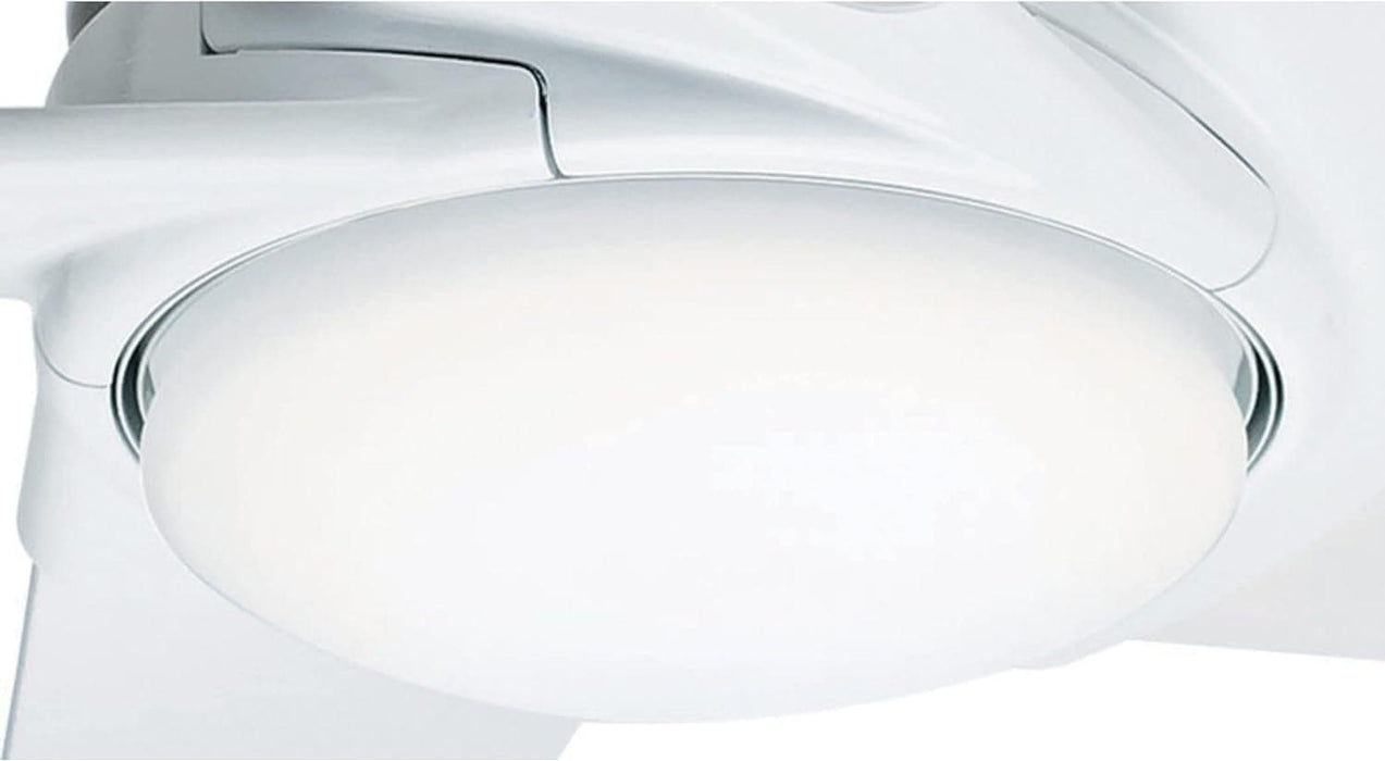 54 in. White Indoor Ceiling Fan with LED Light and Remote Control, Ceiling Hugger Ceiling Fan with Light-4-ErisView
