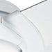 54 in. White Indoor Ceiling Fan with LED Light and Remote Control, Ceiling Hugger Ceiling Fan with Light-5-ErisView