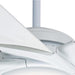 54 in. White Indoor Ceiling Fan with LED Light and Remote Control, Ceiling Hugger Ceiling Fan with Light-6-ErisView
