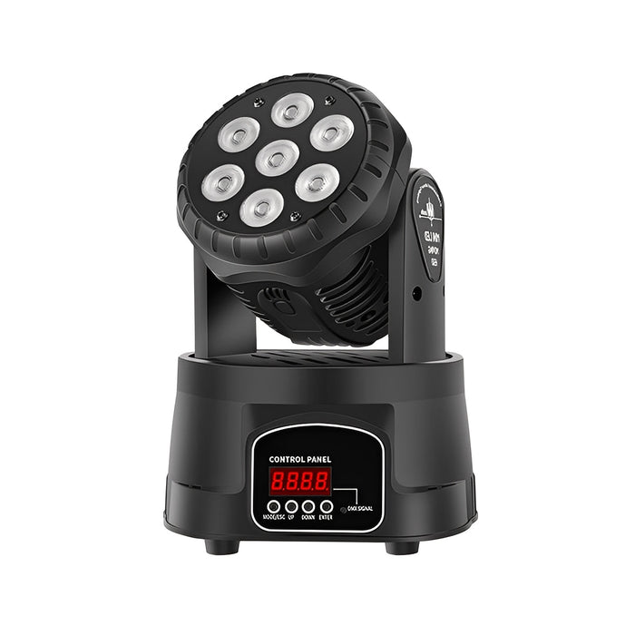 Moving Head Spotlight - 540° Rotation RGB LED / Special Effects Lighting for DJ, Party, Stage Events