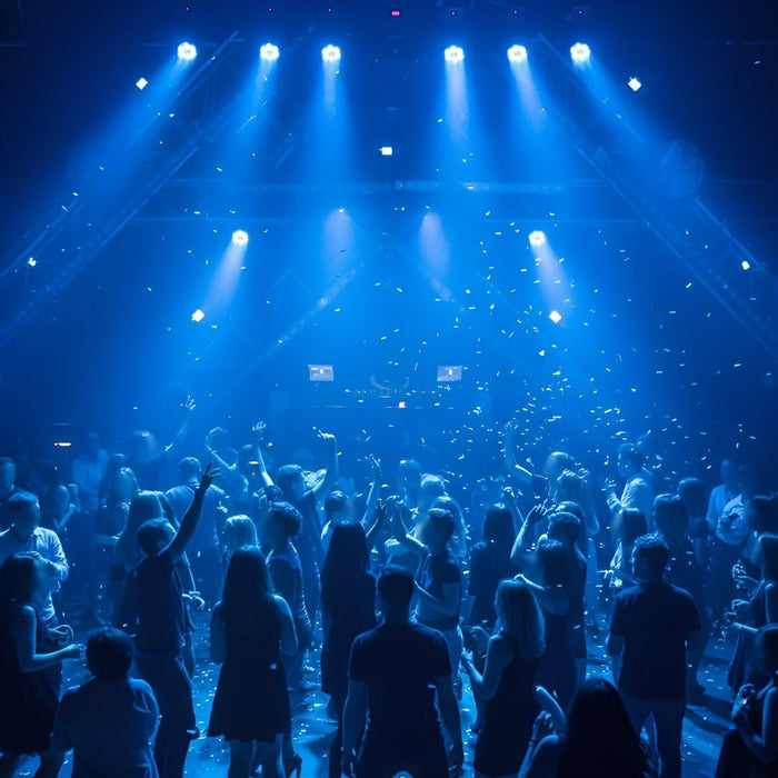 Moving Head Spotlight - 540° Rotation RGB LED / Special Effects Lighting for DJ, Party, Stage Events