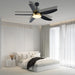 56 in. Black Ceiling Fan with Light and Remote Control, Indoor Ceiling Fan in Winter Summer for Living Room Bedroom, Outdoor Patio Ceiling Fan-7-ErisView