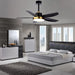 56 in. Black Ceiling Fan with Light and Remote Control, Indoor Ceiling Fan in Winter Summer for Living Room Bedroom, Outdoor Patio Ceiling Fan-8-ErisView