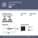 56 in. Contemporary Ceiling Fan NO Light, High End Ceiling Fan with Pull Chain, Reversible Fan in Winter Summer, Brushed Nickel Ceiling Fan-4-ErisView