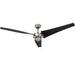 56 in. Contemporary Ceiling Fan NO Light, High End Ceiling Fan with Pull Chain, Reversible Fan in Winter Summer, Brushed Nickel Ceiling Fan-7-ErisView