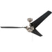 56 in. Contemporary Ceiling Fan NO Light, High End Ceiling Fan with Pull Chain, Reversible Fan in Winter Summer, Brushed Nickel Ceiling Fan-1-ErisView