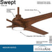 56 in. Dimmable LED Recessed Ceiling Fan Light, Distressed Koa Finish Ceiling Fan-3-ErisView