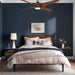 56 in. Dimmable LED Recessed Ceiling Fan Light, Distressed Koa Finish Ceiling Fan-7-ErisView