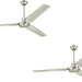 56 in. Indoor Commercial Ceiling Fan, Set of 2 Garage Ceiling Fan, Industrial Ceiling Fans, 3 Blade White Ceiling Fan-10-ErisView