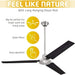 56 in. Indoor Commercial Ceiling Fan, Set of 2 Garage Ceiling Fan, Industrial Ceiling Fans, 3 Blade White Ceiling Fan-27-ErisView