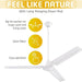 56 in. Indoor Commercial Ceiling Fan, Set of 2 Garage Ceiling Fan, Industrial Ceiling Fans, 3 Blade White Ceiling Fan-7-ErisView