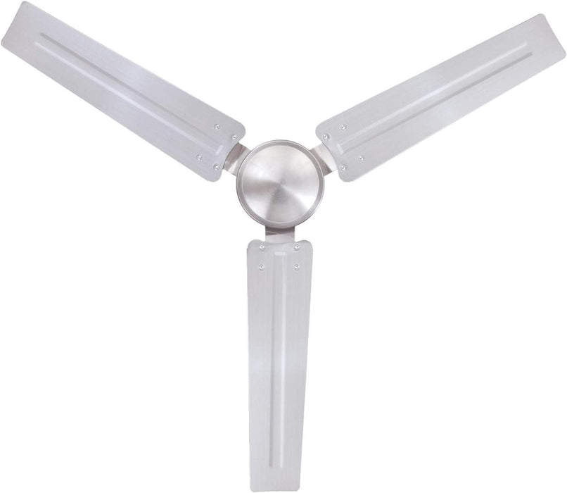 56 in. Industrial Style Ceiling Fans, Brushed Nickel Ceiling Fan-13-ErisView