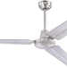 56 in. Industrial Style Ceiling Fans, Brushed Nickel Ceiling Fan-15-ErisView