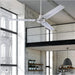 56 in. Industrial Style Ceiling Fans, Brushed Nickel Ceiling Fan-17-ErisView