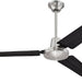 56 in. Industrial Style Ceiling Fans, Brushed Nickel Ceiling Fan-18-ErisView