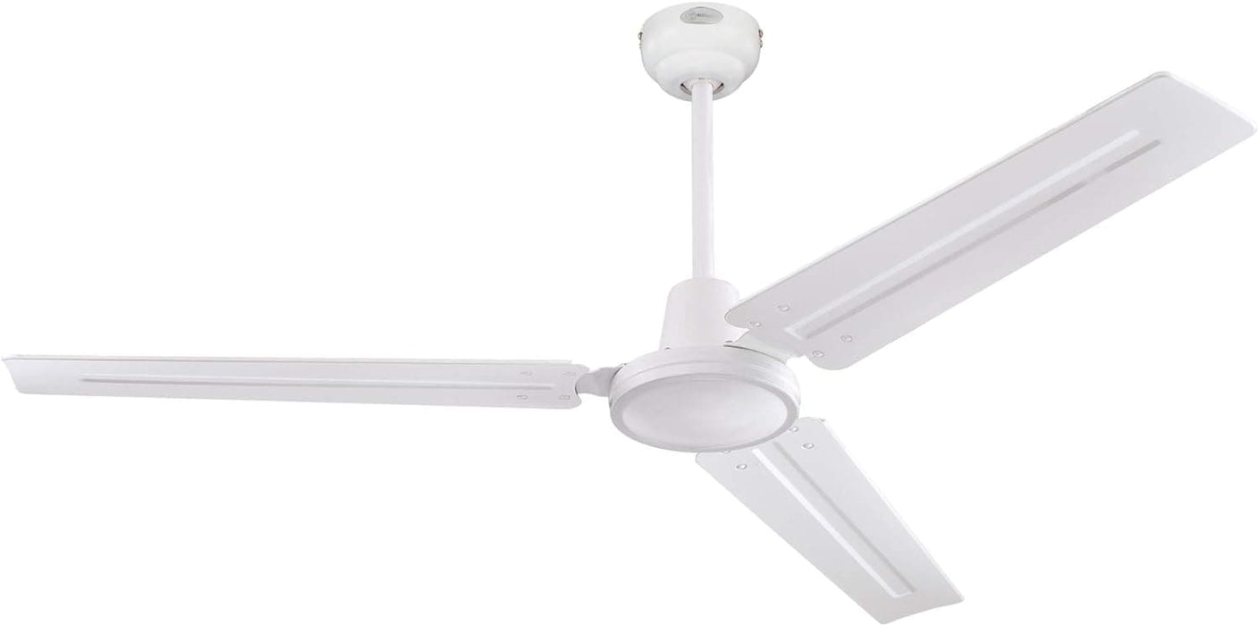 56 in. Industrial Style Ceiling Fans, Brushed Nickel Ceiling Fan-24-ErisView
