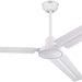 56 in. Industrial Style Ceiling Fans, Brushed Nickel Ceiling Fan-24-ErisView