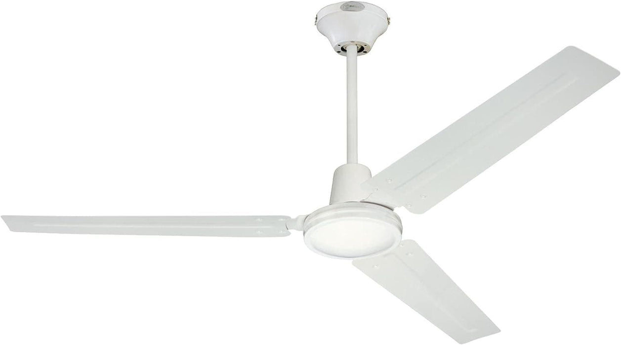 56 in. Industrial Style Ceiling Fans, Brushed Nickel Ceiling Fan-27-ErisView