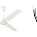 56 in. Industrial Style Ceiling Fans, Brushed Nickel Ceiling Fan-6-ErisView