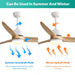 56 in. Large Remote Control Ceiling Fan with Light, Dimmable Reversible Modern Farmhouse Light Wood Ceiling Fan for Kitchen Bedroom Dining Living Room-5-ErisView