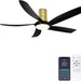 58 in. Ceiling Fan with Low Profile Light, APP and Remote Control Flush Mount Outdoor Ceiling Fans, Modern Ceiling Fan for Living Room Fan, Patio Fans-1-ErisView