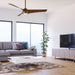 58 in. Smart Indoor Outdoor 3 Blade Ceiling Fan with LED Light and Remote, Works with Alexa Google Assistant Samsung Things Ios android APP-10-ErisView